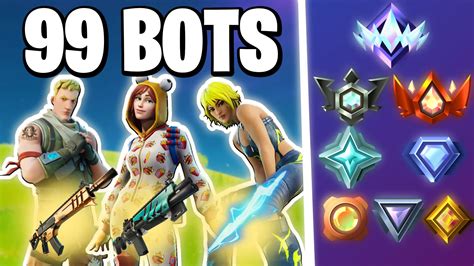 99 BOTS RANKED ROYALE 9239 9721 5529 By Firewater Fortnite