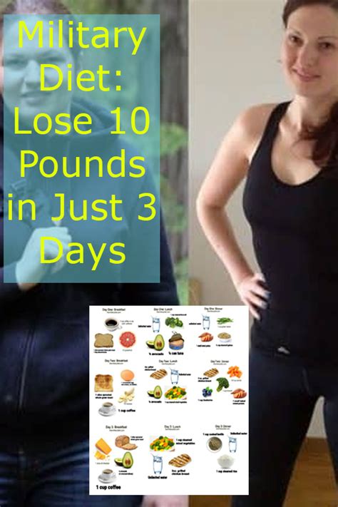 Military Diet Lose 10 Pounds In Just 3 Days Hello Healthy