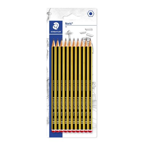 STAEDTLER Lápis de Grafite Noris 120 Minas HB Corpo Hexagonal Amarelo