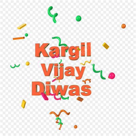 Kargil Vijay Diwas Hd Transparent Kargil Vijay Diwas Design Orange