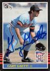 Gary Gaetti Autographed Baseball Card Minnesota Twins Donruss