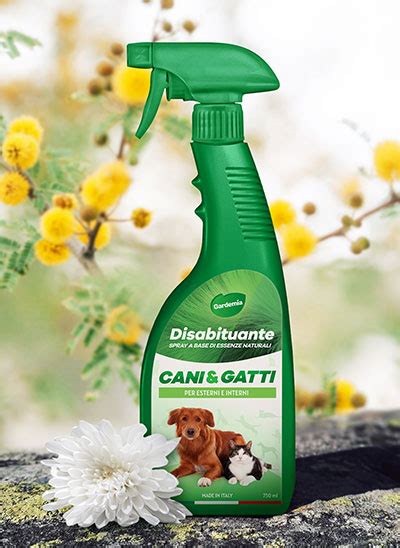 Disabituante Vegetale Spray Per Cani E Gatti 750ml Gardemia