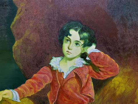 After Sir Thomas Lawrence 1769 1830 The Red Boy Large Portrait Oil