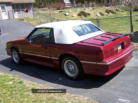 1987 Ford Mustang Gt Convertible