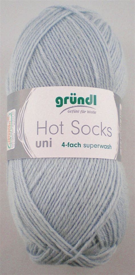 Gründl Hot Socks Uni 50g Sockenwolle 4 fach Sockenwolle Wolle Garne Strickmaus Jasmine