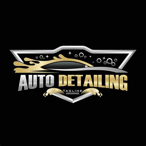 Auto Detailing Car Dealership Carwash Logo Design Template 24719725