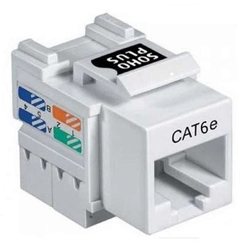 TOMADA RJ45 FEMEA CAT6 T568A B 35050413 BRANCO SOHOPLUS Análise