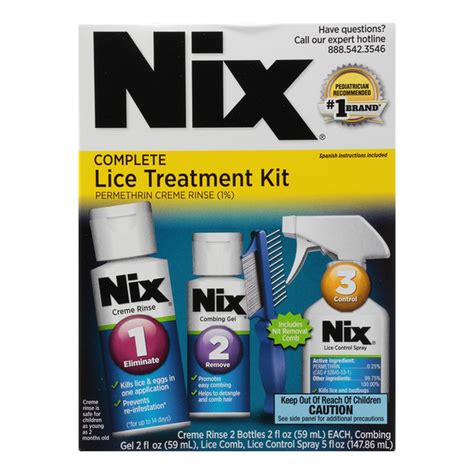 Nix Complete Lice Treatment Kit 1 Ct Delivery Or Pickup Near Me