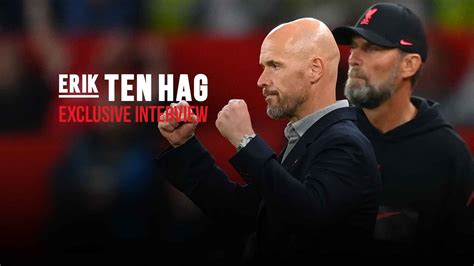 Erik ten Hag interview with club media before Man Utd v Liverpool FA ...