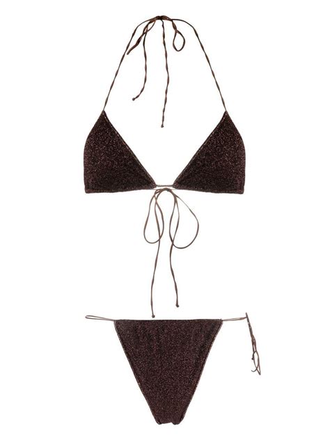 Oseree Lumi Re Lurex Micro Bikini Set Editorialist