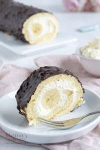 Bananen Roulade Mit Knusper Glasur8 Marlenes Sweet Things