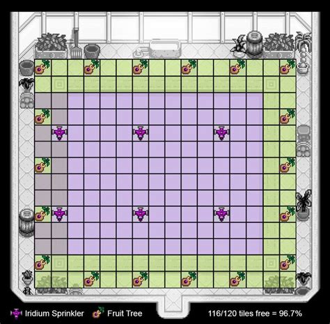 Optimal Greenhouse Layout For Stardew Valley Stardew Valley Layout