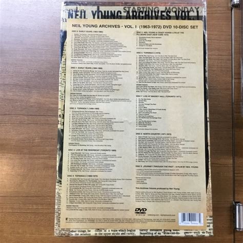 Yahoo オークション NEIL YOUNG ARCHIVES VOL 1 1963 1972 10DVD