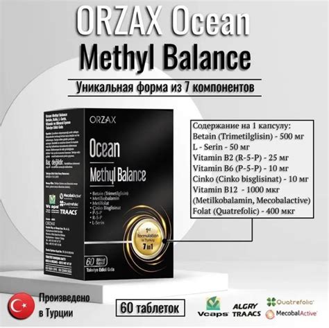 Ocean Methyl Balance Метил Баланс витамины - купить с доставкой по ...