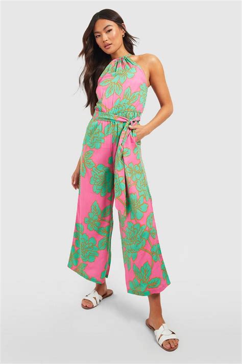 Floral Jumpsuits Floral Print Jumpsuits Boohoo Uk