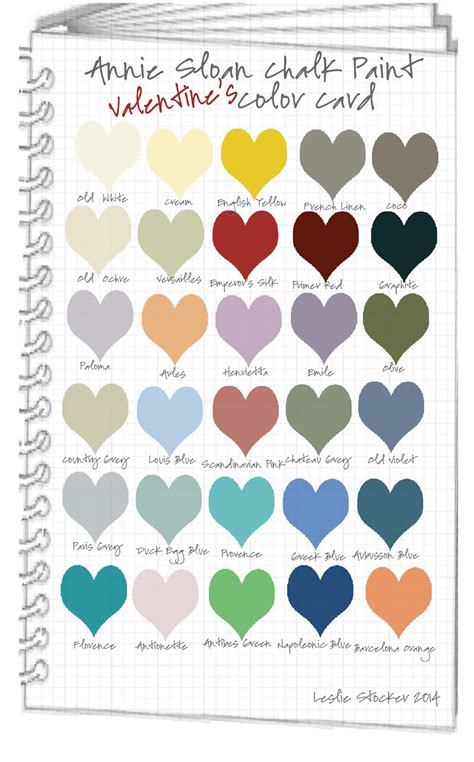 Colorways: Valentine Color Card