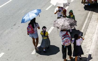 pagasa notes decline  areas  danger level heat index
