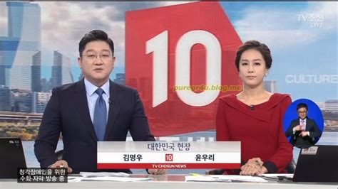 Tv조선 윤우리 아나운서 뉴스 10 2016년 11월 11일 네이버 블로그