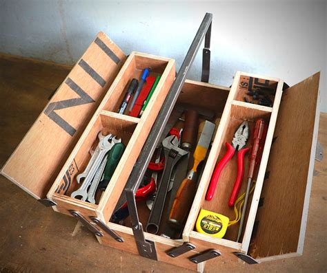 How To Make Toolbox Homemade Toolbox Portable Tool Box Tool Box Diy Tool Storage Diy