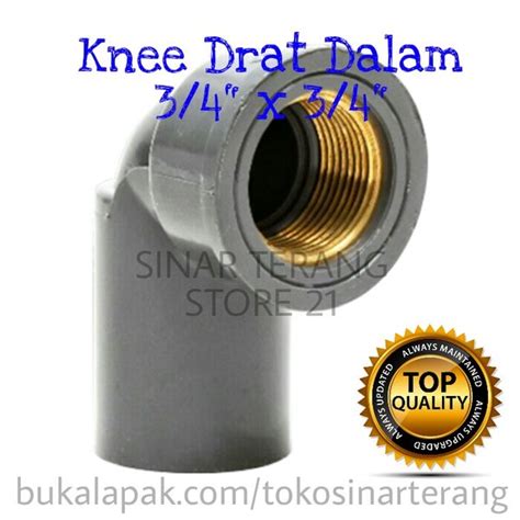 Jual KDD 3 4 KUNINGAN Knee Drat Dalam 3 4 In Keni Elbow Pipa Air KDD34