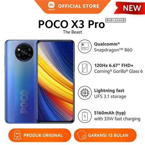 Jual Poco X3 Pro 8/256 GB Biru | Shopee Indonesia