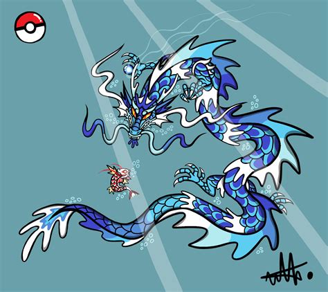 Legendary Pokémon Kaiseiryu Chinese Regional Magikarp Evolution Concept Art Rpokemon