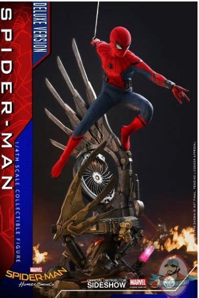 Scale Spider Man Deluxe Version Figure Hot Toys Man Of Action Figures