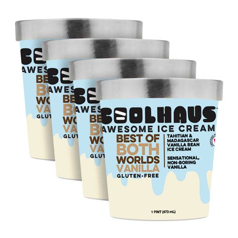 Coolhaus Best Of Both Worlds Vanilla Ice Cream Pint 4 Pack Thrive Market