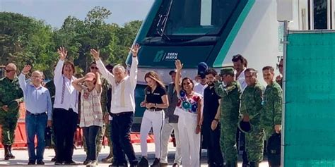 Amlo Con Tren Maya Hacemos Historia Celebra Arribo De Primer Vag N A