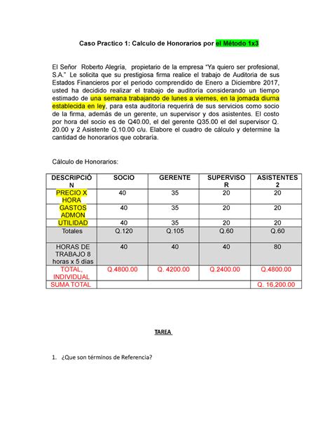 metal mi Dislocación calculo de honorarios por servicios profesionales