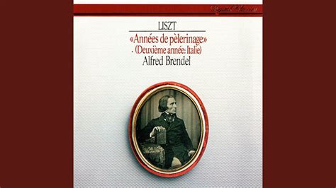 Liszt Années de pèlerinage 2ème année Italie S 161 1 Sposalizio