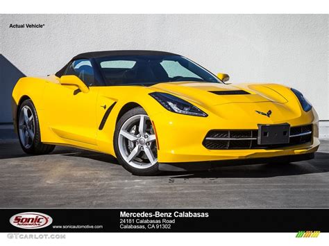 2014 Velocity Yellow Tintcoat Chevrolet Corvette Stingray Convertible 108572547 Photo 5