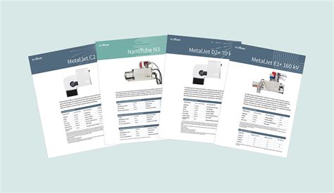 Datasheets Excillum