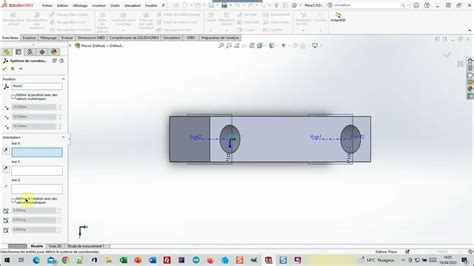 Solidworks 2023 Créer Un Système De Coordonnées Youtube