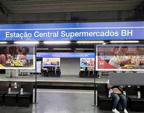 Mg Estação De Metrô Ganha Nome Do Supermercados Bh Superhiper