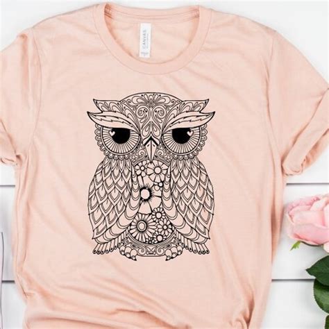 Just A Girl Who Loves Owls T Shirt Funny Owl Shirts Cute Owl Etsy