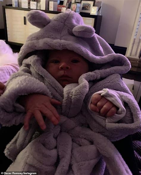 Gordon Ramsay S Newborn Son Oscar Shows Off His Pout In Sweet Snap