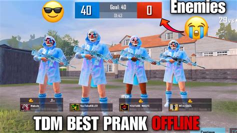 🥵best Tdm Challenge Offline Prank With Glacier Outfit🔥samsunga7a8j2