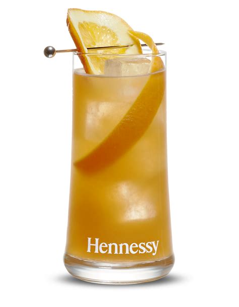 Hennessy Soda cocktail with cognac: ingredients - Hennessy