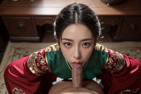 Orgasm Sweaty Chinese Hanfu AI Porn