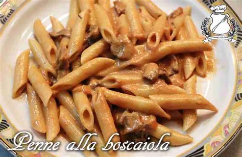 Penne Alla Boscaiola Le Ricette Del Gran Consiglio Della Forchetta