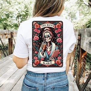 The Boss Babe Tarot Card Png Trendy Tarot Card T Shirt Mug Png Stickers T Shirt Sublimation
