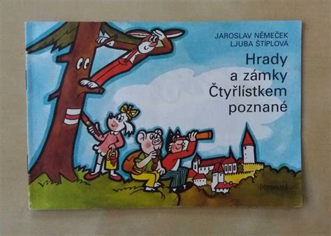 Hrady a zámky Čtyřlístkem poznané - omalovánky Čtyřlístek Němeček 1992