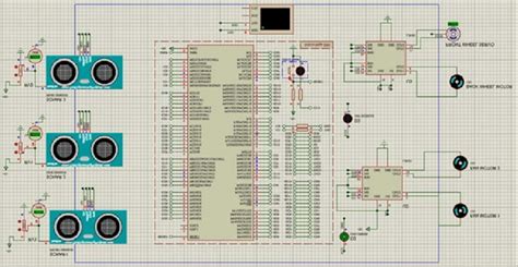 Simulation result from Proteus software | Download Scientific Diagram