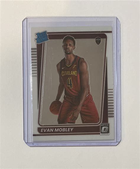 Donruss Optic Evan Mobley Rated Rookie Rc Cavaliers Ebay