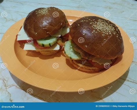 Savory Delight Exploring The World Of Hamburgers Stock Photo Image Of