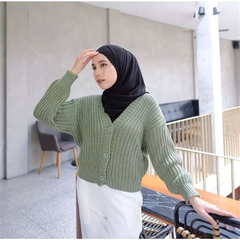 Style Hijab Cardigan Rajut Atelier Yuwa Ciao Jp