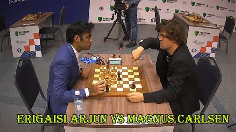 Erigaisi Arjun Vs Magnus Carlsen World Rapid