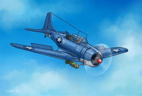 Douglas SBD Dauntless by RUGIDOart on DeviantArt