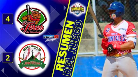 Toros De Chontales Vs Brumas De Jinotega Resumen Juego Pomares